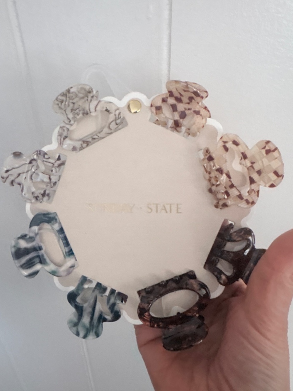 Cute Neutral hair clip set